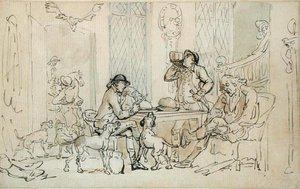 Petit déjeuner avant la chasse, c.1785-90